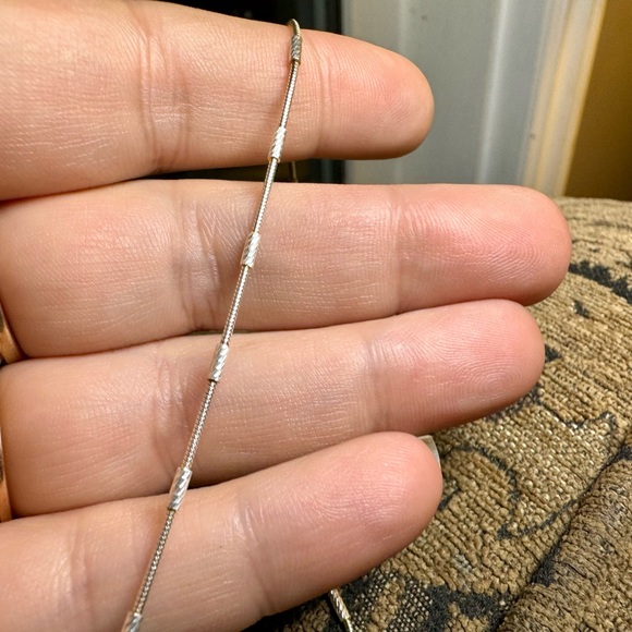 Italian Sterling Silver 18” chain - Picture 2 of 12